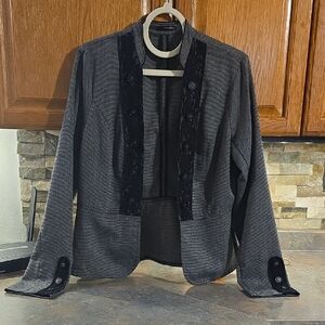 Maurices Gray and Black Blazer